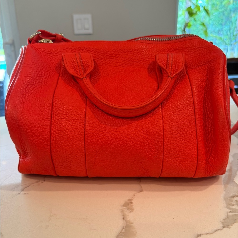 Alexander Wang Pebbled Calfskin Rocco Bag - Tangerine